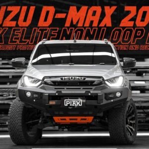 PIAK ELITE NO LOOP BAR W/ORANGE TOW POINTS & BLACK UBP TO SUIT ISUZU DMAX (2020-ON)