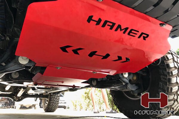 HAMER BASH PLATE (RED) TO SUIT FORD RANGER PX1 (2012-2015)