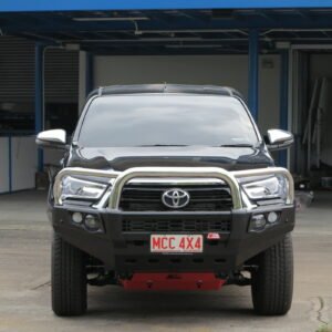 MCC FALCON STAINLESS TRIPLE LOOP BAR W/UBP TO SUIT TOYOTA HILUX REVO (MK8) FACELIFT 2020 ON