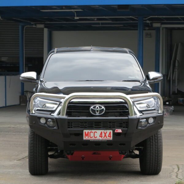 MCC FALCON STAINLESS TRIPLE LOOP BAR W/UBP TO SUIT TOYOTA HILUX REVO (MK8) FACELIFT 2020 ON