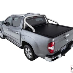 HSP Roll R Cover Series 3 To Suit LDV T60 Dual Cab SK8C 2018 ON with Genuine Chrome A Frame Sports Bar