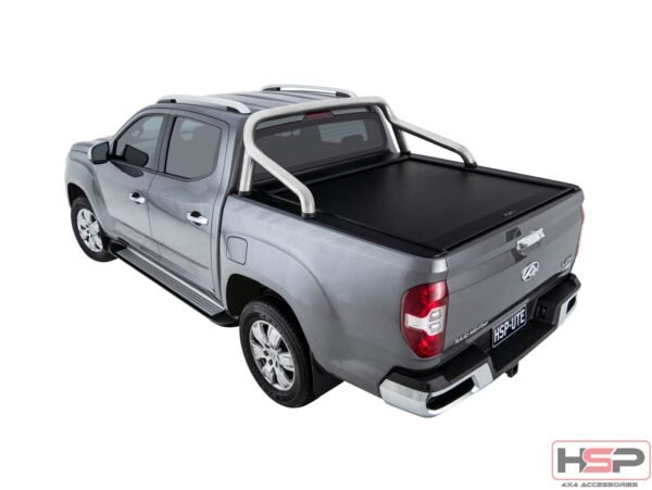 HSP Roll R Cover Series 3 To Suit LDV T60 Dual Cab SK8C 2018 ON with Genuine Chrome A Frame Sports Bar