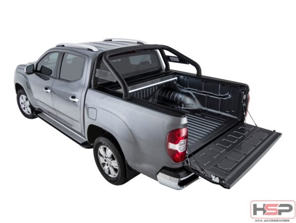 HSP Roll R Cover Series 3 To Suit LDV T60 Dual Cab SK8C 2018+ with Genuine Black A Frame Sports Bar