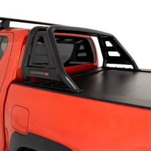 HSP Roll R Cover Series 3 To Suit Toyota Hilux Rogue Rugged X 2018 ON Dual Cab With Genuine A Frame Sports Bar