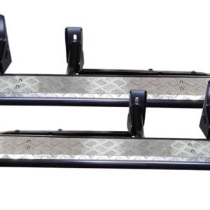 MCC HEAVY DUTY STEEL SIDE STEP BLACK (DUAL CAB ONLY) TO SUIT MERCEDES BENZ X-CLASS 07/2017-20