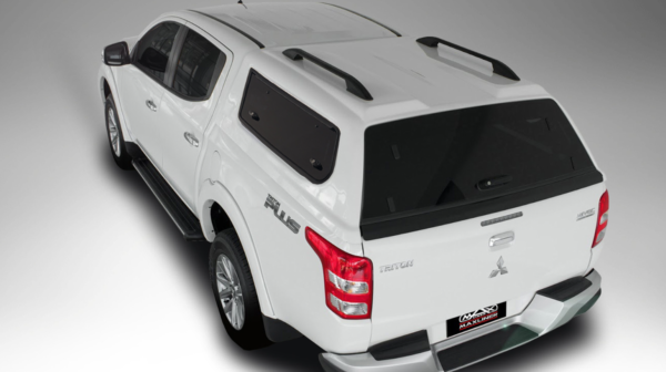 MAXTOP FULL OPTION CANOPY TO SUIT MITSUBISHI TRITON 2015 ON - LIFT WINDOWS