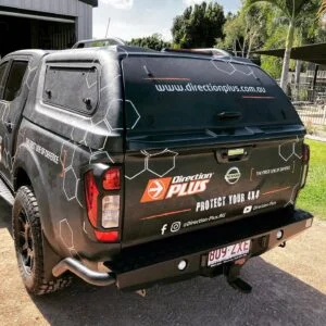 MAXTOP FULL OPTION CANOPY TO SUIT NISSAN NAVARA DUAL CAB 2015-2021 - LIFT WINDOWS
