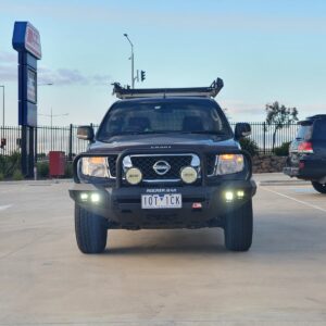 MCCROCKER SANDBLACK TRIPLE LOOP WELDED TO SUIT NISSAN NAVARA D40 11-15 & PATHFINDER R51 11-13 (SMOOTH)