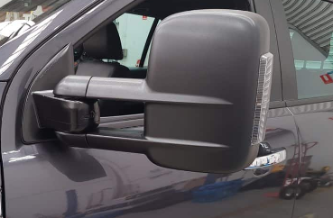 Clearview Towing Mirrors [Original, Pair, Heat, Power-Fold, Memory, Indicators, Electric, Chrome] To Suit Jeep Grand Cherokee 2011-ON
