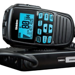 Uniden 5 Watt Mini Compact UHF CB Mobile Radio With Remote Speaker Mic & Master Scan (UH8060S)
