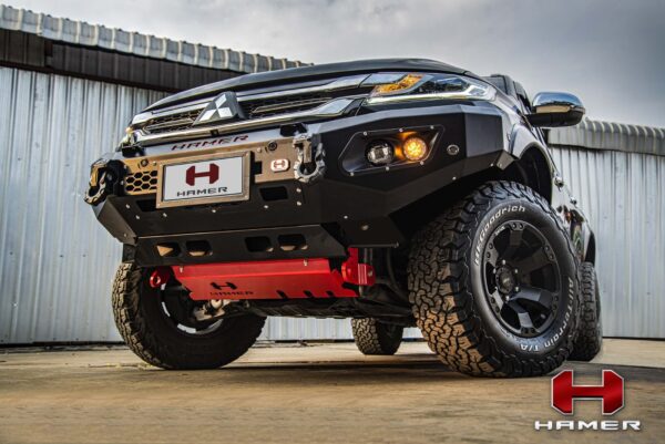 HAMER BASH PLATE (RED) TO SUIT MITSUBISHI TRITON MR (2018-ON)