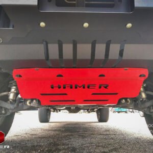 HAMER BASH PLATE (RED) TO SUIT NISSAN PATROL Y62 SERIES 5 (2020-ON)