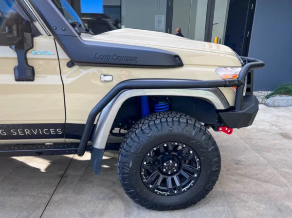 OFFROAD ANIMAL Rock Sliders W/ Scrub Rails To Suit Toyota Land Cruiser 78 & 79 Series (2007-On)