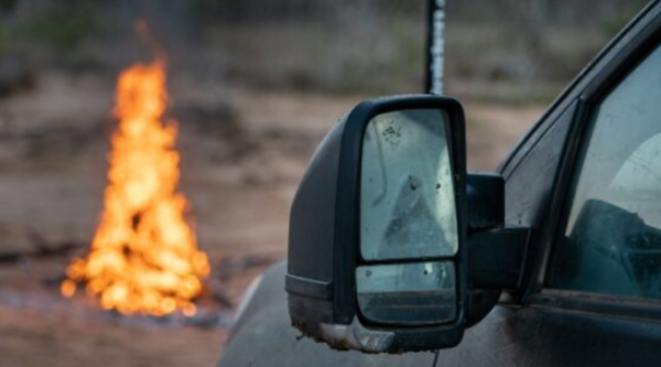 Clearview Towing Mirrors [Next-Gen, Pair, Heat, Power Fold, BSM, OAT Sensor, Indicators, Electric, Black] To Suit Ford Ranger & Everest (2022-On)