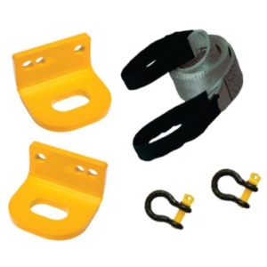 ROADSAFE HEAVY DUTY TOW POINTS W/BRIDLE & SHACKLES TO SUIT NISSAN NAVARA D22 (1997-2015)