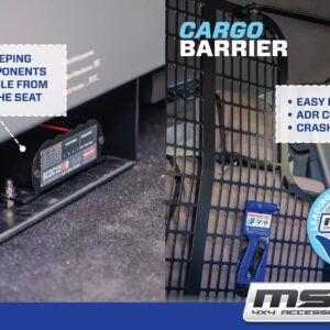 MSA 4X4 CARGO BARRIER TO SUIT TOYOTA LAND CRUISER 300 SERIES (2021-ON)