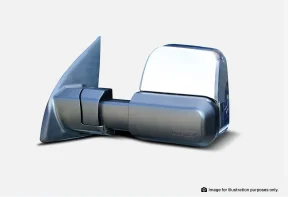MSA Towing Mirrors (Electric, Heated, Indicators, Temp Sensor, Chrome) To Suit Ram 1500 (2018-On)