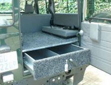 4WD INTERIORS 950 SERIES ROLLER DRAWERS - LAND ROVER DEFENDER 110 WAGON