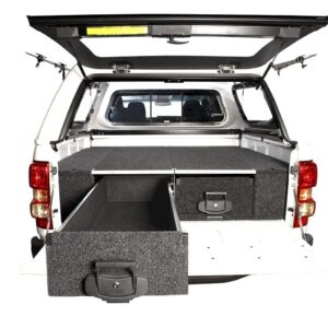 4WD INTERIORS 1250 SERIES ROLLER DRAWERS - HOLDEN RODEO/ COLORADO/ ISUZU D-MAX/ GREAT WALL 2002-2012